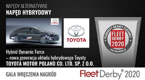 Toyota najlepszą marką flotową w konkursie Fleet Derby 2020