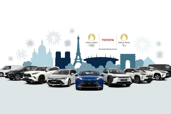 W stu procentach zelektryfikowana flota Toyoty na Igrzyska Olimpijskie i Paraolimpijskie Paryż 2024. Blisko 2700 aut oraz 700 pojazdów