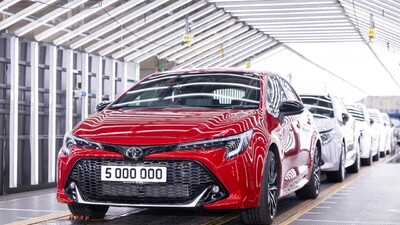 Toyota ve Velké Británii už vyrobila pět milionů vozů