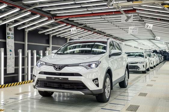 ﻿V petrohradském závodu Toyoty byla zahájena výroba modelu RAV4