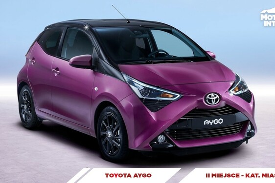 Toyota AYGO zdobyła drugie miejsce w plebiscycie MotoAs portalu Interia 