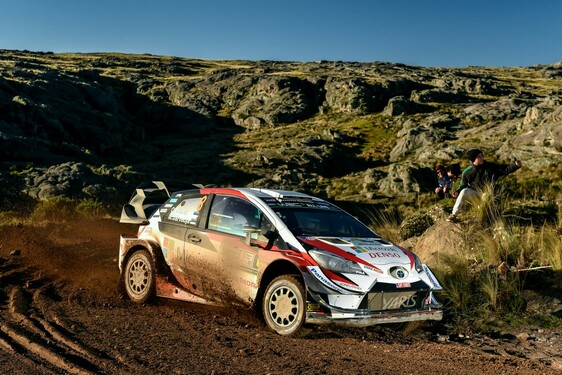 Yaris WRC šplhal  v argentinských  horách na vrchol  výsledkové listiny