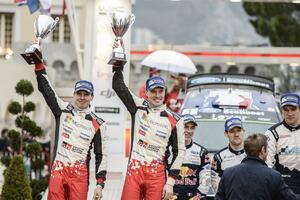 Latvala s Toyotou vybojoval na Rallye Monte Carlo druhé místo 