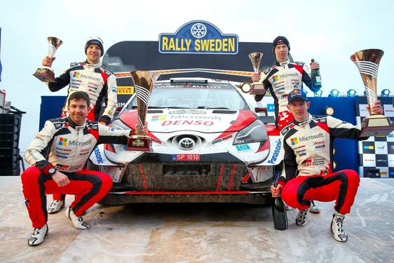  Švédska rely – Evans s Toyotou Yaris WRC ovládol preteky, tri Toyoty na prvých štyroch pozíciách