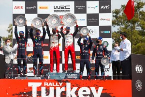 Evans s týmem TOYOTA GAZOO Racing si připsal vítězství na Rally Turecko