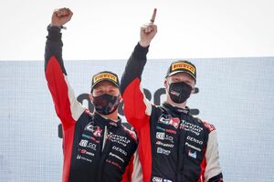  Estonská rallye: Nejmladší rekordman Rovanperä s Toyotou Yaris poprvé vyhrál WRC 
