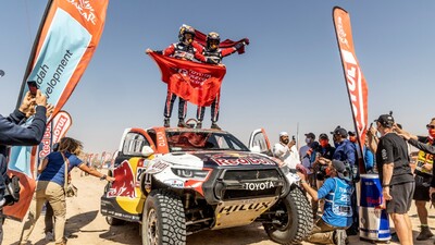  Sikerült: pénteken Attiyah és Baumel megszerezte a Toyota második Dakar bajnoki címét 