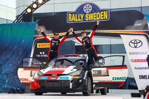 Švédská rallye: Zlato a bronz na sněhu pro létající Finy z TOYOTA GAZOO Racing