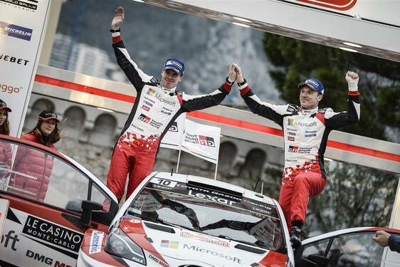 Latvala drugi na Rajdzie Monte Carlo - udany debiut Toyoty