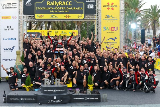 Katalánská rallye: Toyota si pojistila titul mistra světa mezi značkami