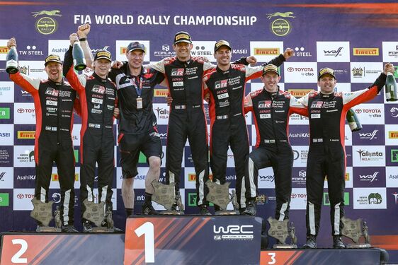 Rallye Safari Keňa: TOYOTA GAZOO Racing v nejnáročnější rallye WRC obsadila první čtyři místa