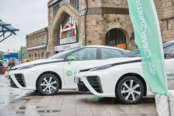 Największa flota wodorowych Toyot Mirai powstaje w Hamburgu