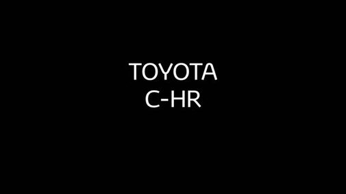 Toyota C-HR 2016 footage