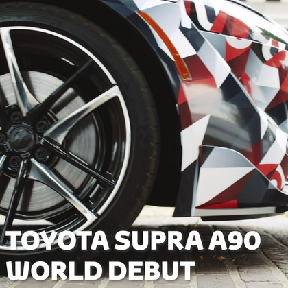 Toyota Supra 2019 - napisy