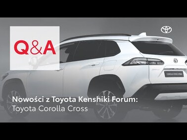 Nowości z Toyota Kenshiki Forum: Toyota Corolla Cross | Toyota Q&A