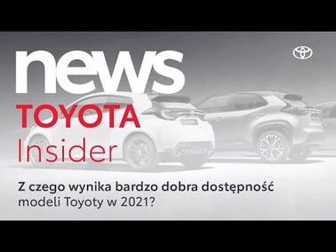 Z czego wynika bardzo dobra dostępność modeli Toyoty w 2021? | Toyota Insider News