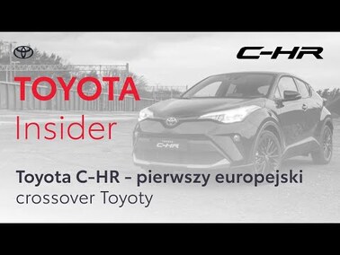 Toyota C-HR - pierwszy europejski crossover Toyoty | Toyota Insider