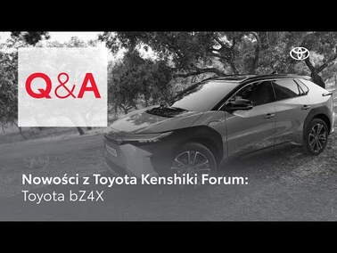 Nowości z Toyota Kenshiki Forum: bZ4X | Toyota Q&A