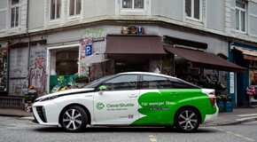 Toyoty Mirai w systemie ride-sharingowym CleverShuttle pokonały 2 miliony kilometrów