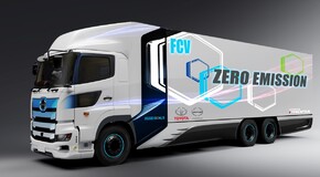 Testy wielkogabarytowej ciężarówki na wodór Toyoty i Hino wiosną 2022 roku