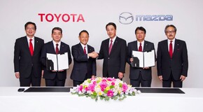Toyota i Mazda zawarły umowę o partnerstwie biznesowym i kapitałowym