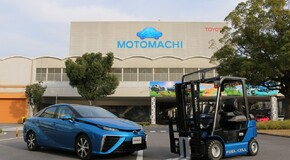 Toyota wprowadza do swoich fabryk wózki widłowe z napędem na ogniwa paliwowe