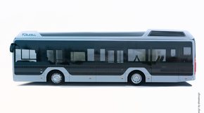 Hydrogen fuel cell city bus