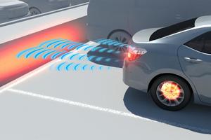 Toyota zjistila, že inteligentní ultrazvukový  lokátor sníží nehody při parkování až o 70 %