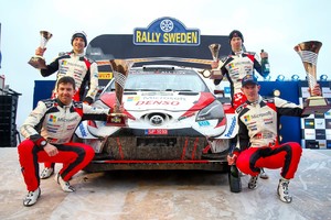  Švédska rely – Evans s Toyotou Yaris WRC ovládol preteky, tri Toyoty na prvých štyroch pozíciách
