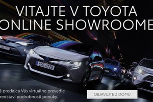 Online showroom pre modely Toyota je spustený