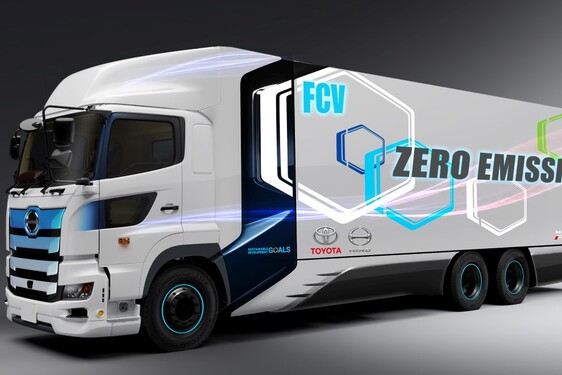 Testy wielkogabarytowej ciężarówki na wodór Toyoty i Hino wiosną 2022 roku