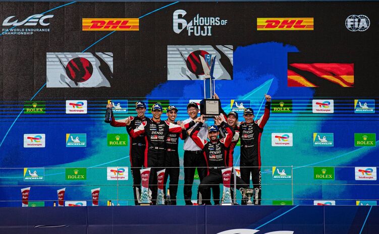 ŠEST HODÍN FUDŽI: Titul svetového šampióna pre tím TOYOTA GAZOO Racing po víťazstve v pretekoch Fudži