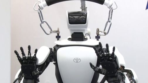 T-HR3 and Tokyo 2020 Mascot Robot synchronous operation (example)