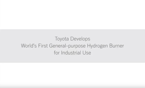 Toyota - vodíkový hořák