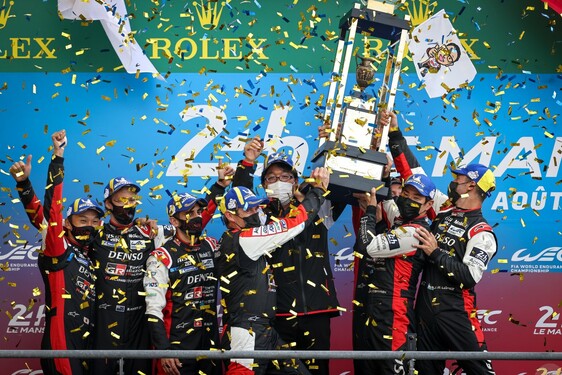 TOYOTA GAZOO Racing po raz czwarty z rzędu triumfuje w Le Mans