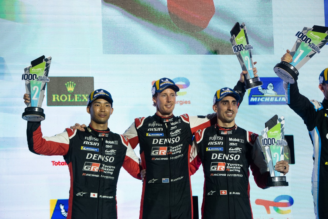 Toyota GR010 HYBRID na drugim miejscu wyścigu w 1000 Miles of Sebring