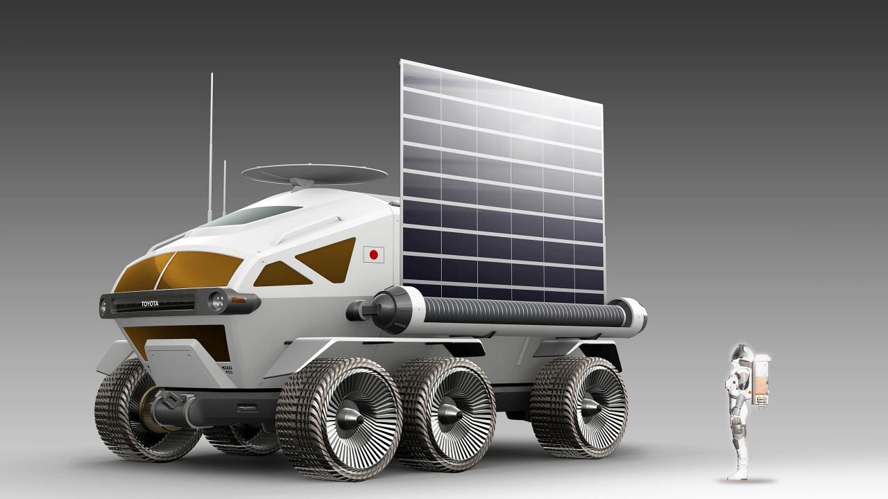 Toyota wraca na Księżyc rozwijając projekt Lunar Cruiser. To księżycowy łazik z bezemisyjnym napędem wykorzystującym ogniwa paliwowe pokazany pierwszy raz w 2019 roku
