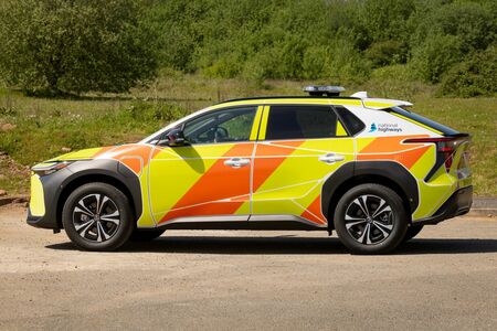 Toyota bZ4X elektryfikuje flotę brytyjskiego National Highways