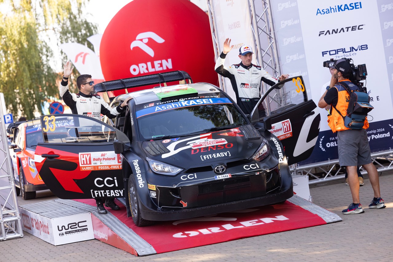 Spektakularna wygrana TOYOTA GAZOO Racing w Rajdzie Polski