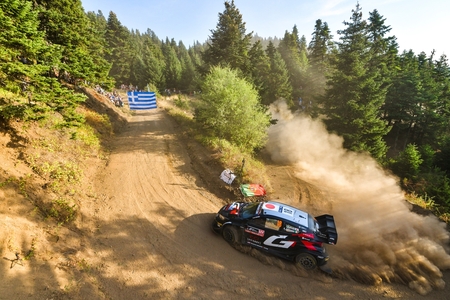 Trudny Rajd Akropolu dla TOYOTA GAZOO Racing