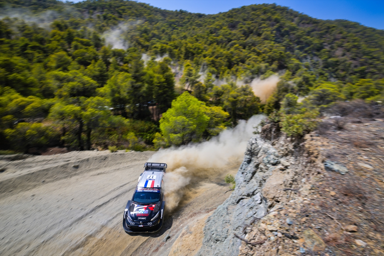 Trudny Rajd Akropolu dla TOYOTA GAZOO Racing