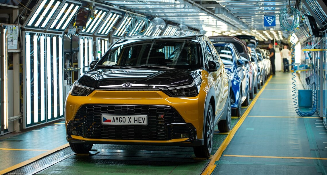 Ruszyła produkcja hybrydowej Toyoty Aygo X w czeskiej fabryce Toyoty w Kolinie