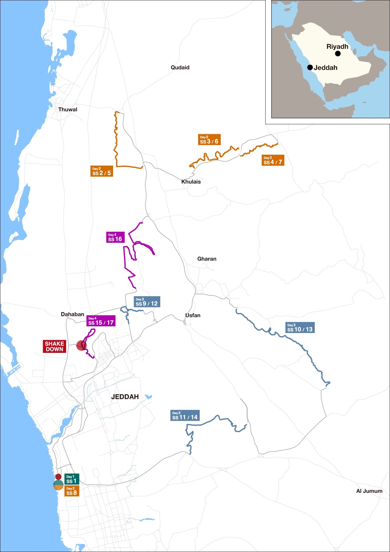 Trzy załogi w Toyotach GR YARIS Rally1 walczą o mistrzostwo WRC 2025
