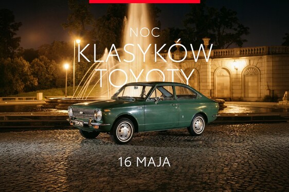 Noc Klasyków Toyoty już 16 maja. Kultowe modele i wyjątkowa atmosfera japońskiej motoryzacji