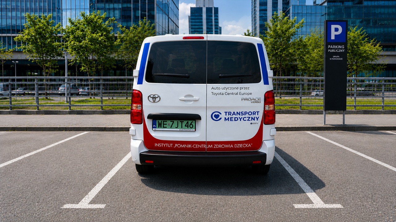 Toyota przekazuje elektrycznego PROACE Verso Centrum Zdrowia Dziecka