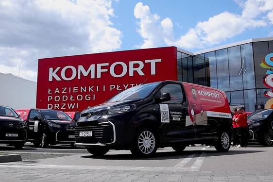 20 Toyot z rodziny PROACE we flocie Komfort S.A.