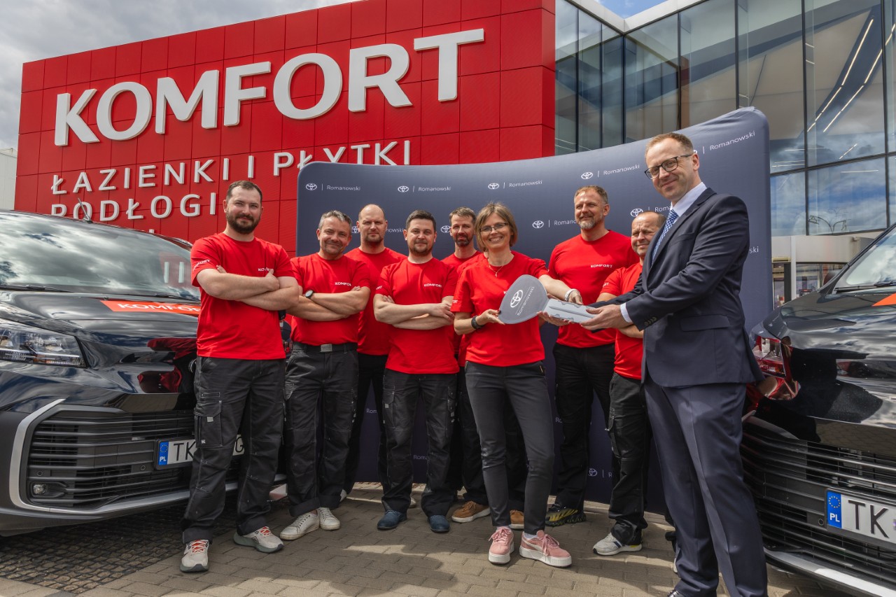 20 Toyot z rodziny PROACE we flocie Komfort S.A.