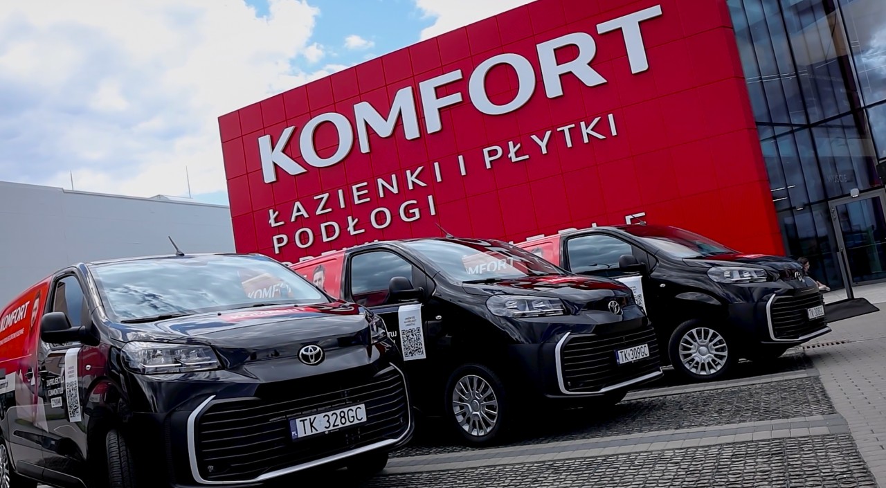 20 Toyot z rodziny PROACE we flocie Komfort S.A.