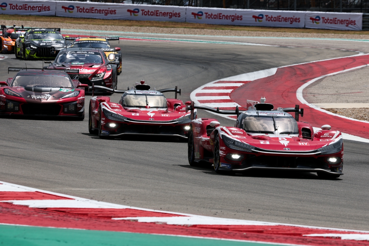 TOYOTA RACING powiększa przewagę w WEC po wymagającym wyścigu w Austin