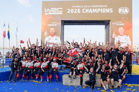 Evans i Martin mistrzami świata WRC 2026. TOYOTA GAZOO Racing z potrójną koroną